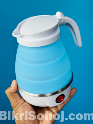 Foldable Travel Electric Kettle-blue Color